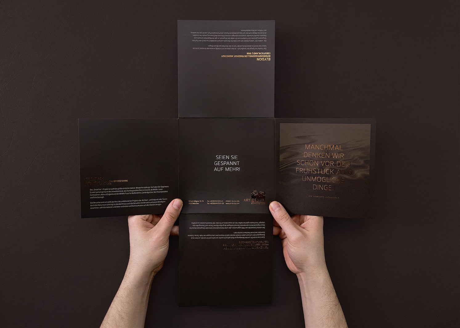 art de lux neujahrskarte