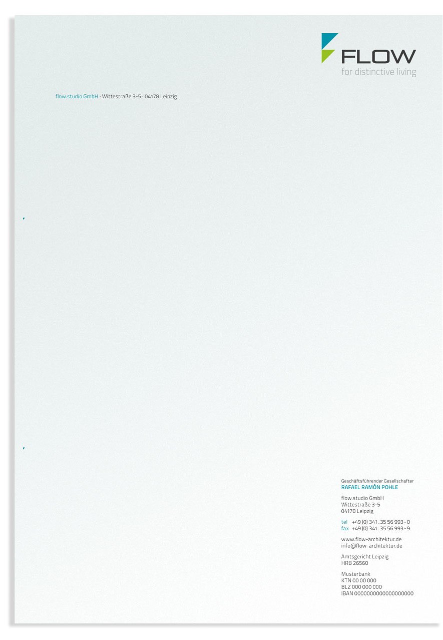 flow visitenkarte front