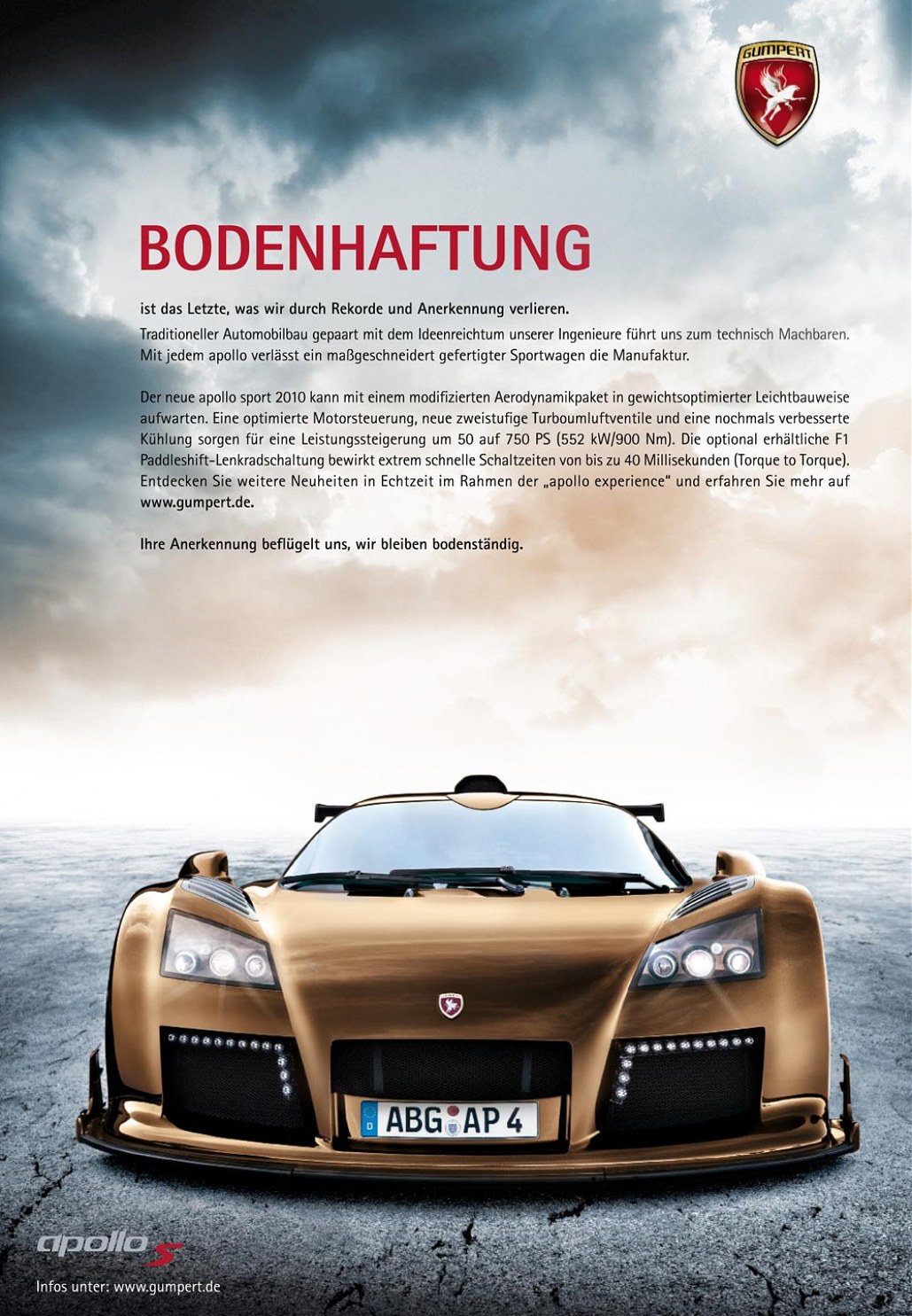gumpert bodenhaftung