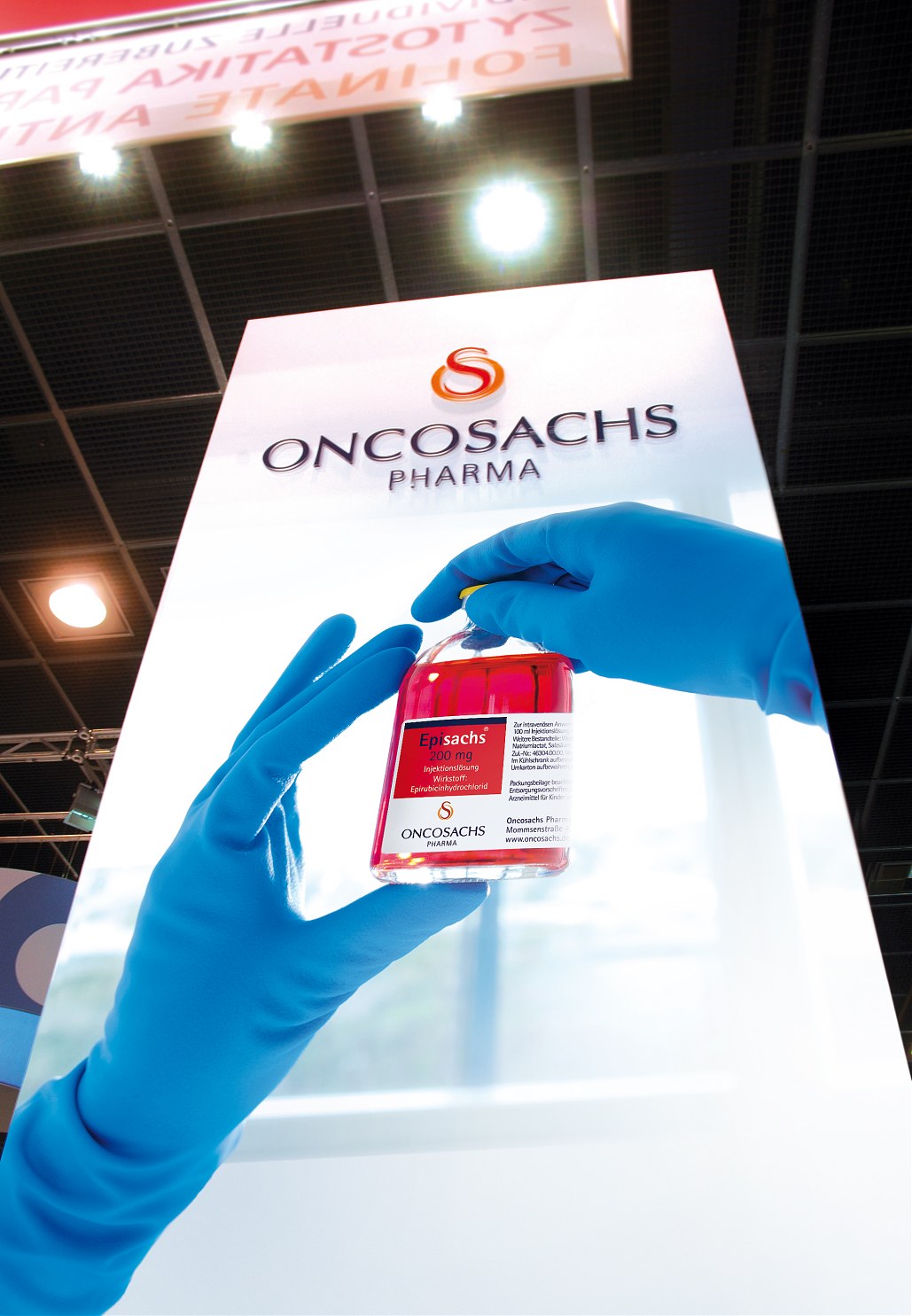 oncosachs pharma messe plakat