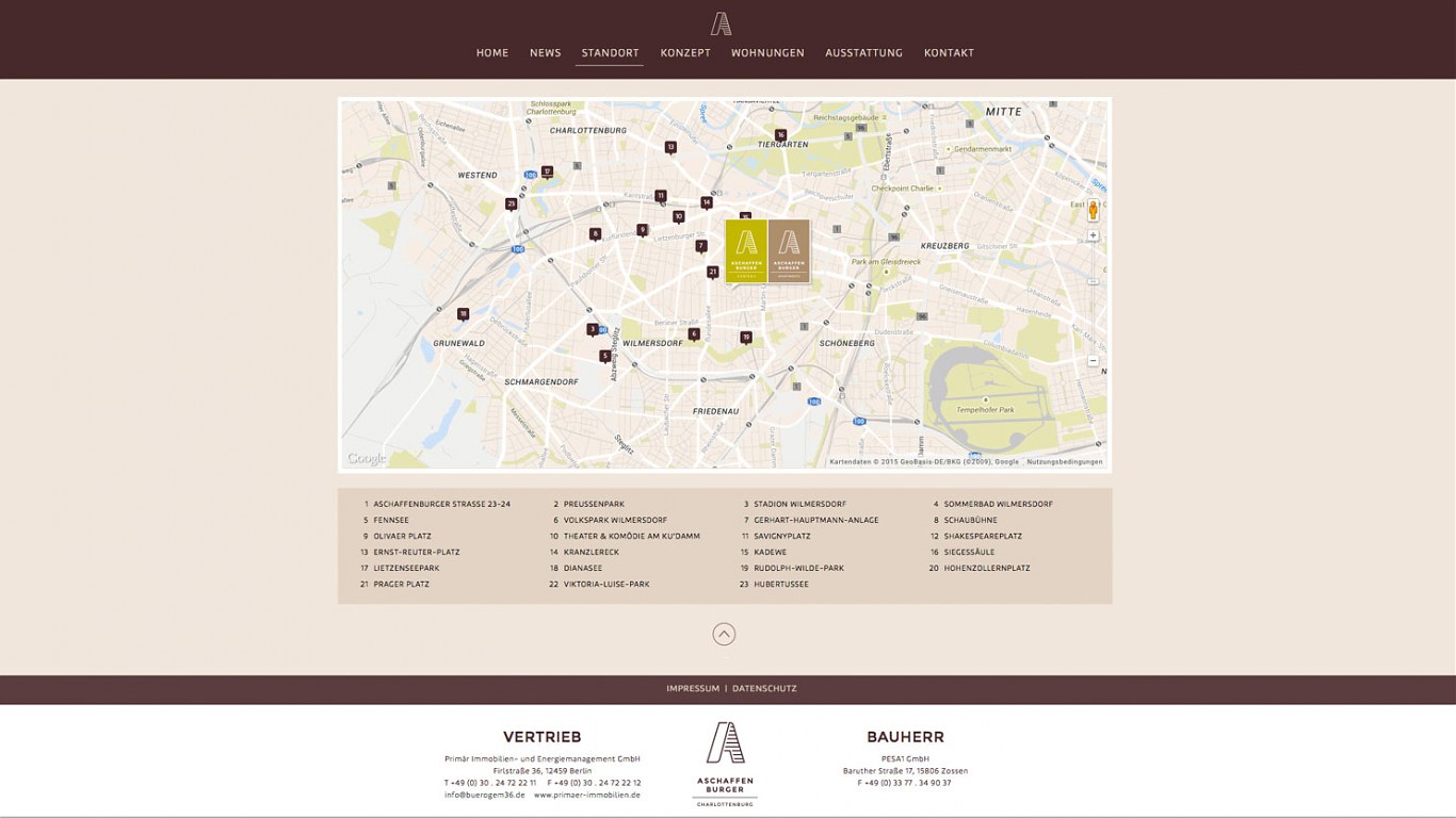 aschaffenburger Strasse übersichtkarte