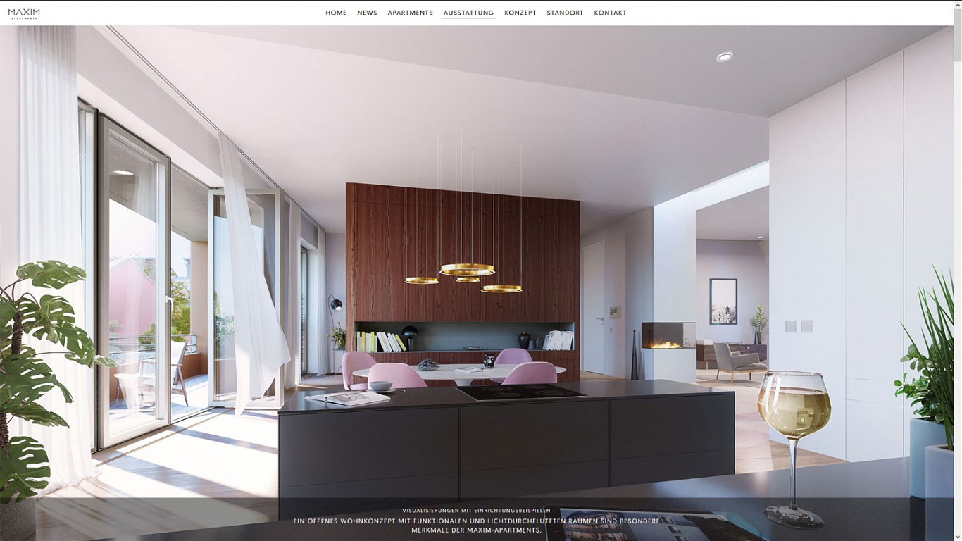 maxim apartments web wohnzimmer