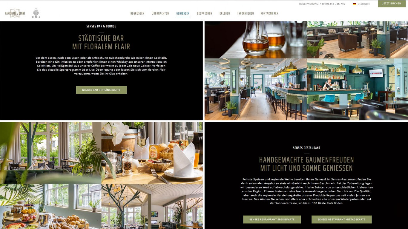 parkhotel diani web genießen