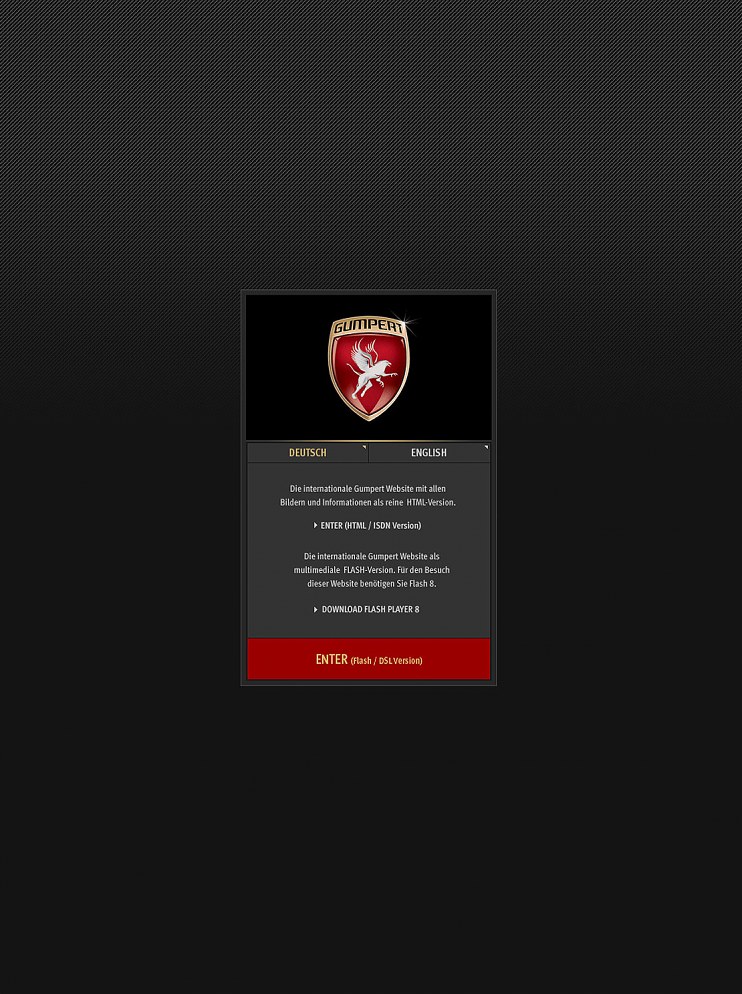 gumpert web info