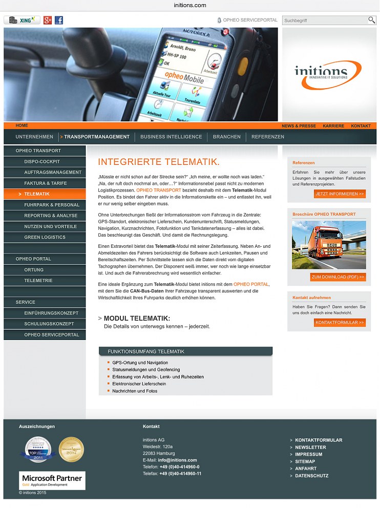 initions web transportmanagement