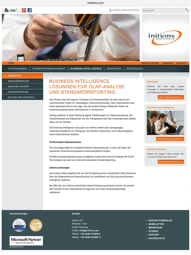 initions web buisness intelligenz