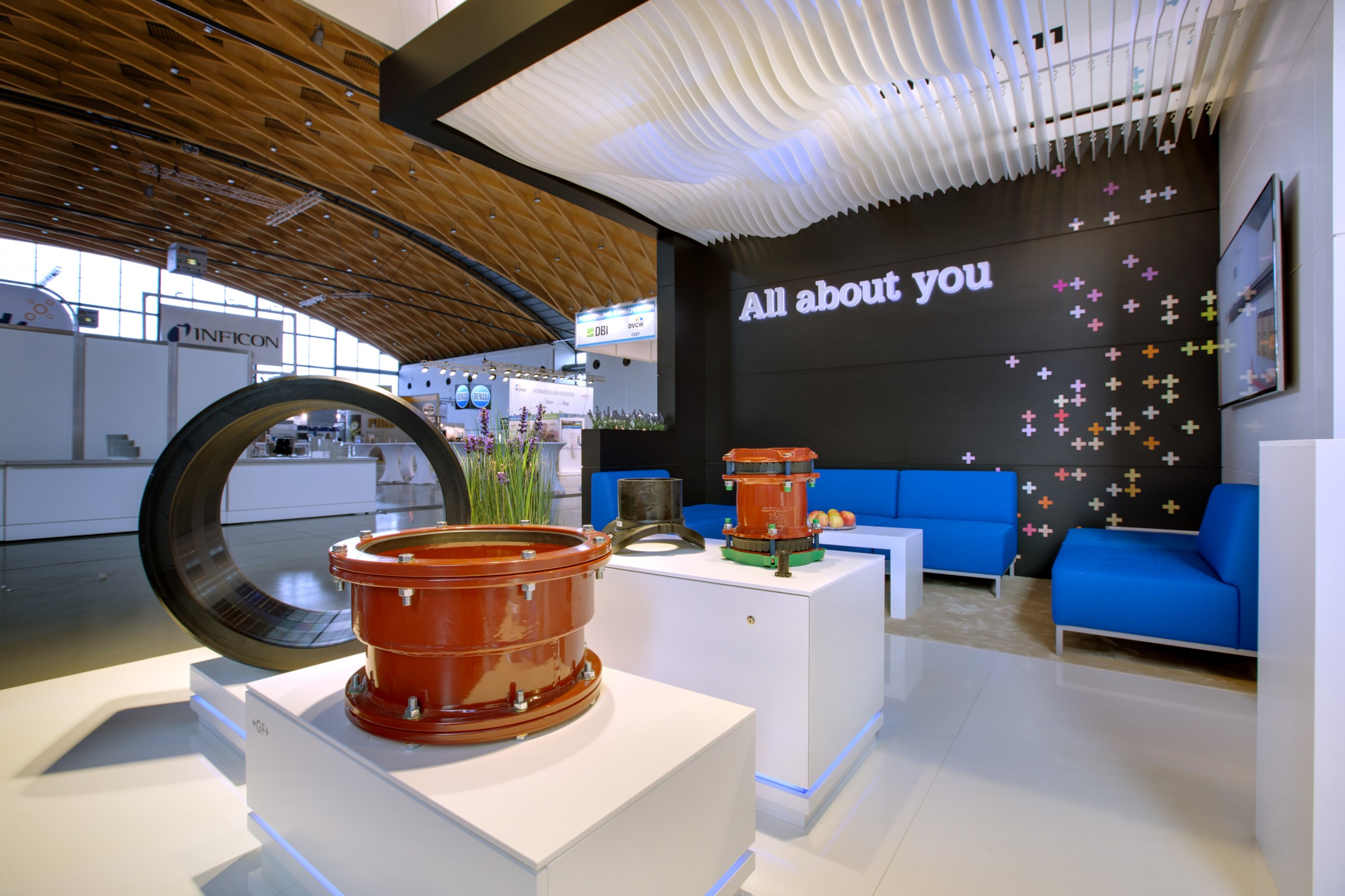 gatwat 2014 messestand innenansicht