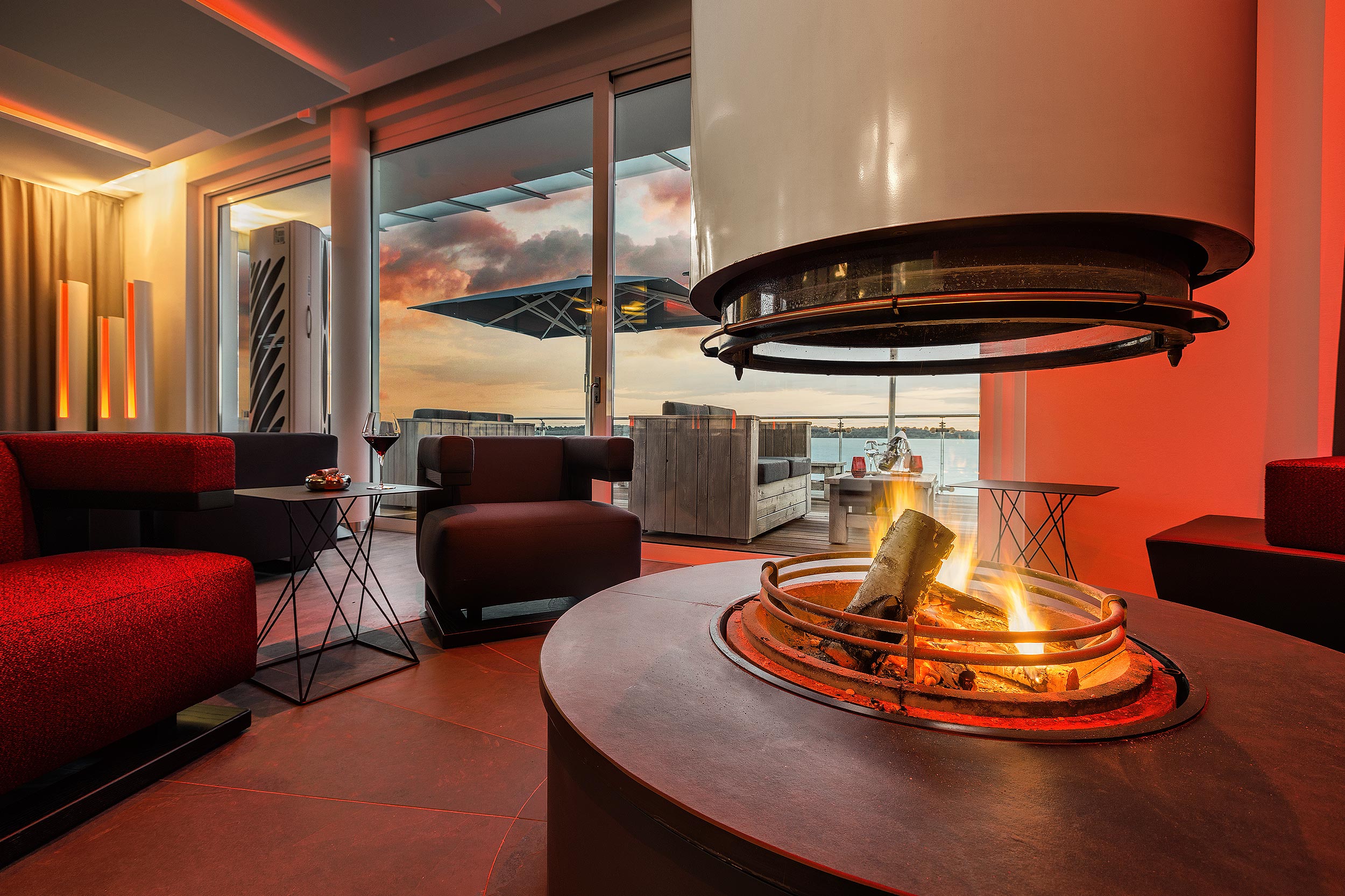 seehaus cospuden kamin