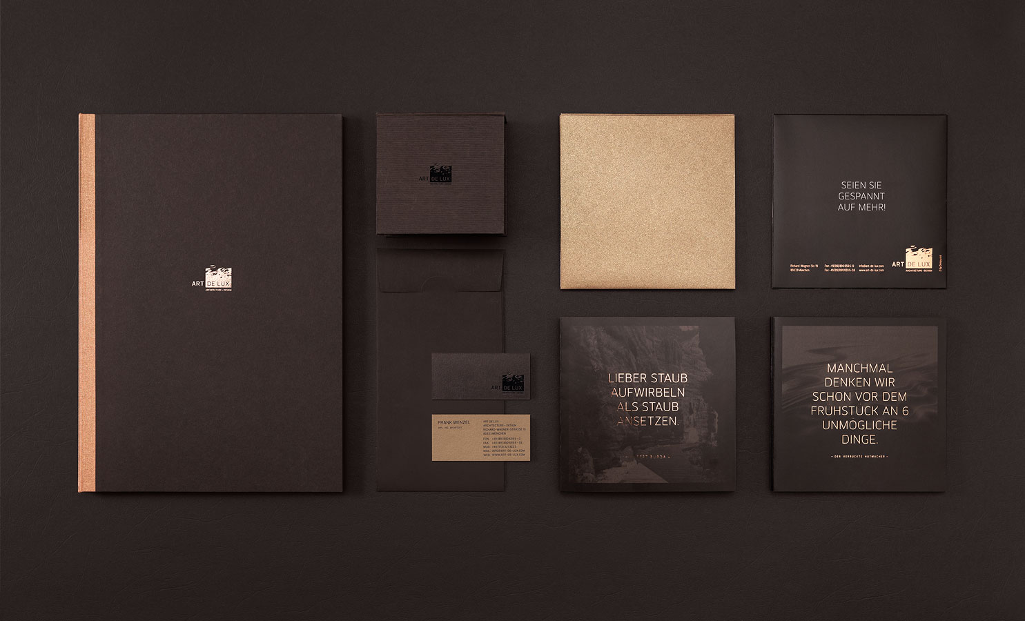 art de lux mappe neujahrskarte