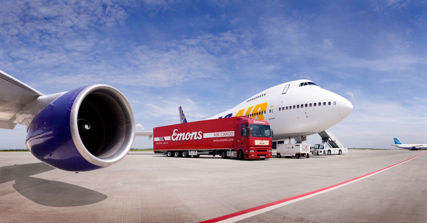 spedition emons flugzeug