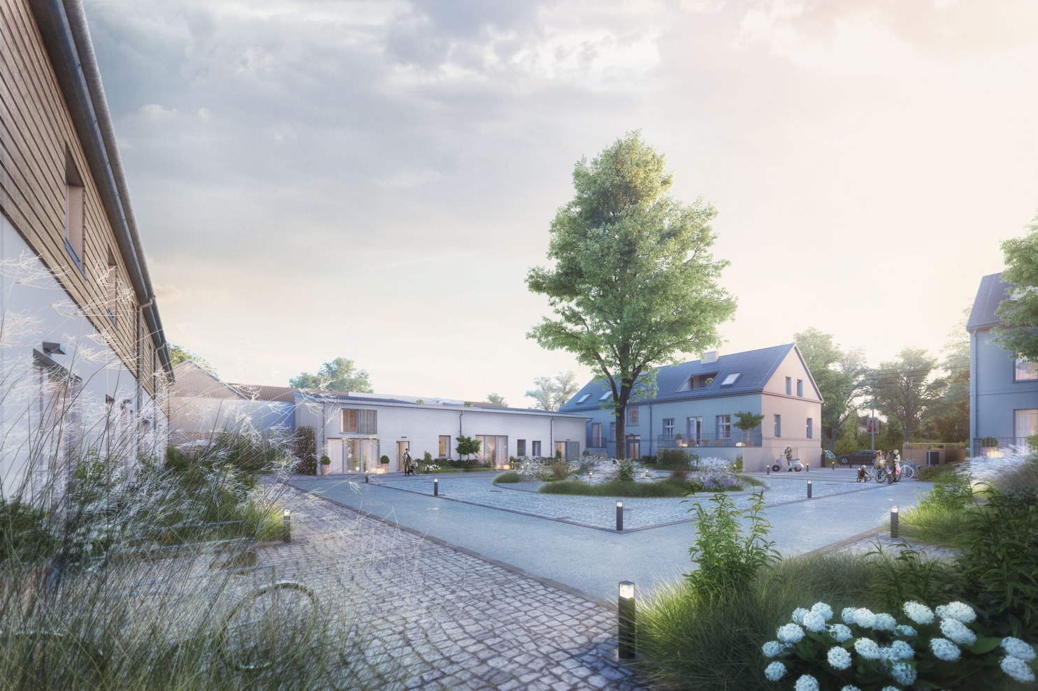 french garden visualisierung hof