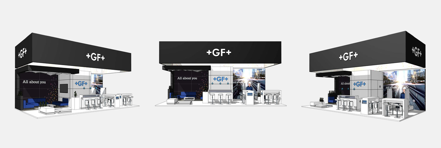 gatwat 2014 messestand design